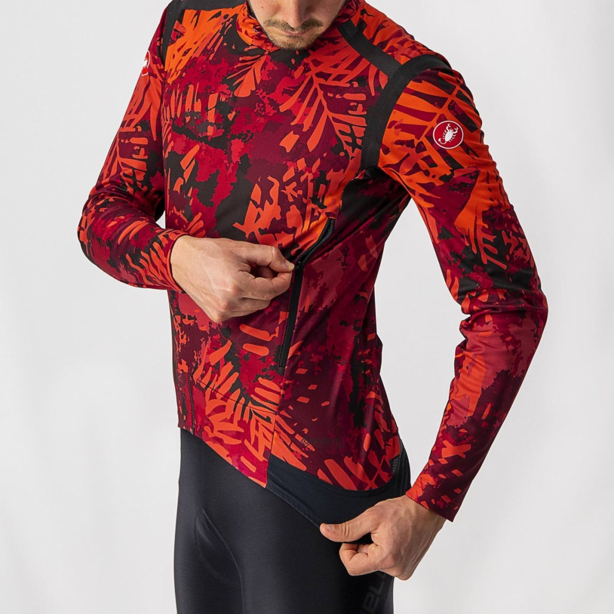 CASTELLI PERFETTO RoS JACKET BORDEAUX/PRO RED-BLACK – Ferrobike HK