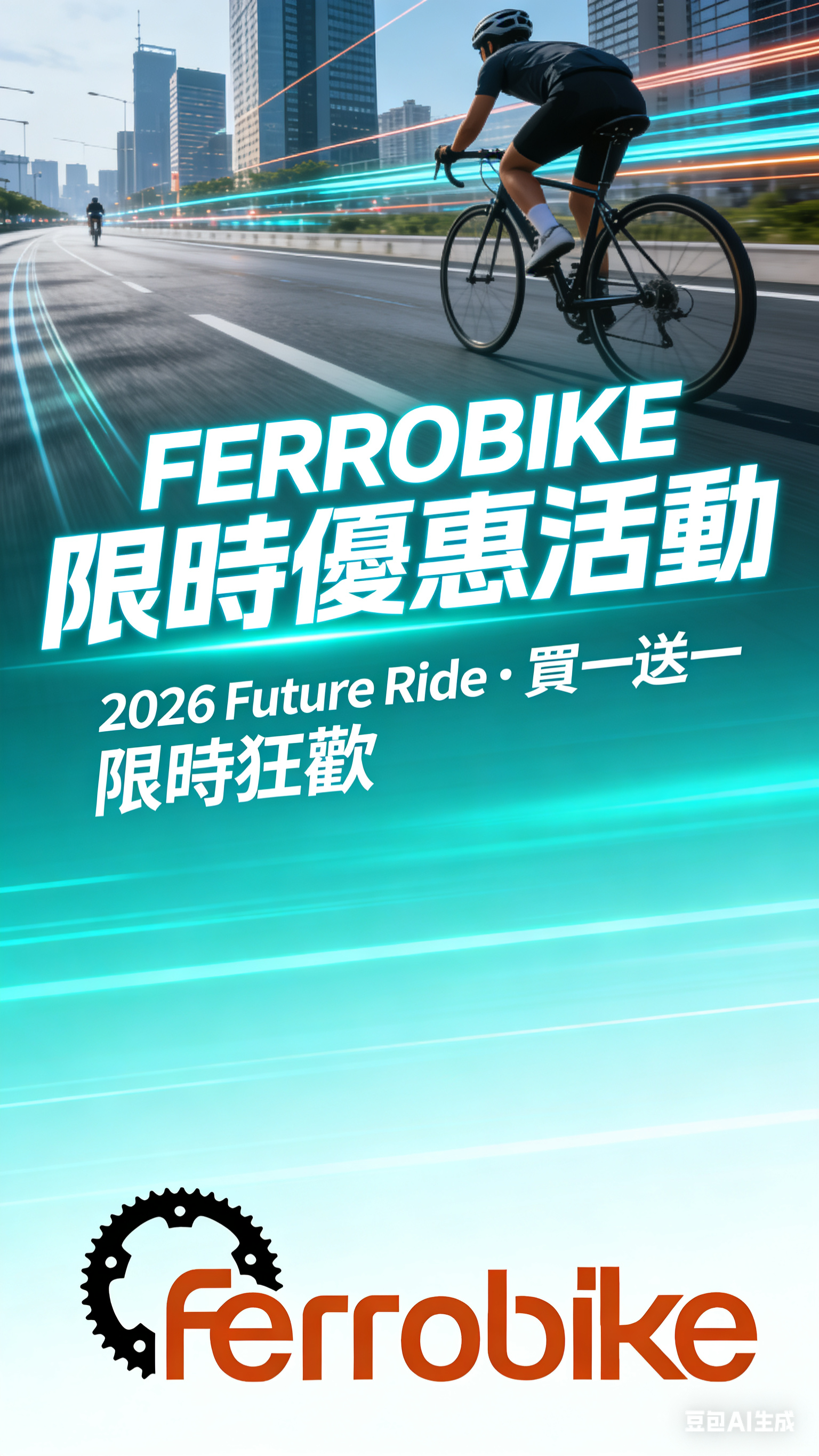 🚲【2026 Ferrobike 買1送1激賞組合-持續更新】🚲