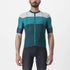 CASTELLI SEZIONE JERSEY DEEP TEAL/QUETZAL GREEN