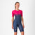 CASTELLI 女士 CORE TRI W SUIT 短袖排汗衣 比利時藍/亮玫瑰