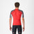 CASTELLI 男士 ENTRATA 6 短袖騎行衣 紅色/煙灰色-銀灰