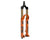 FOX 2026, 36K, FLOAT F-S, 160, Grip X2,亮橙色, 灰/透明 1.5 T, 58HT, 44mm, 前叉