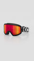 KOO ECLIPSE Snow Goggle Black/White (Cherry Burst Mirror Lens)