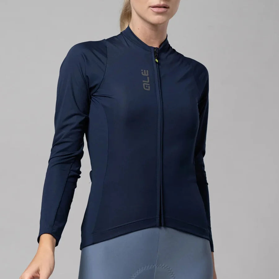 Alé Maillot Ciclismo Mujer - PRAGMA Color Block - blanco