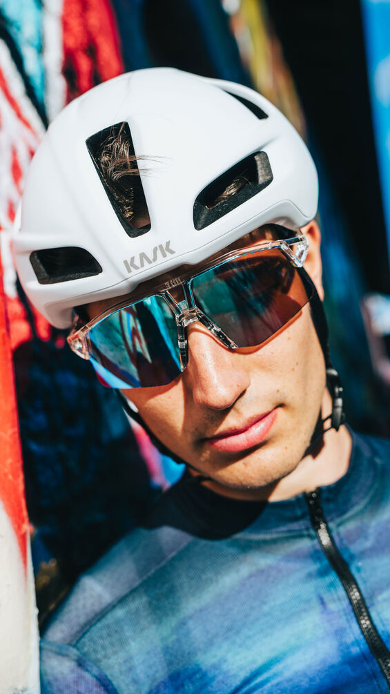 hype goggles KOO HYPE Sunglasses Crystal (Turquoise Mirror Lenses)