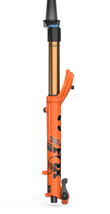 FOX 38 FACTORY KASHIMA GRIP2 FORKS Shiny Orange Black/Clear Logo