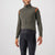 CASTELLI ALPHA RoS 2 LIGHT JACKET MILITARY GREEN/FIERY RED-BLACK