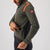 CASTELLI ALPHA RoS 2 LIGHT JACKET MILITARY GREEN/FIERY RED-BLACK