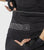 ALE SOLID COLOR BLOCK LADY SS JERSEY BLACK