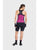 ALE SOLID TRIANGLES LADY TOP FLUO PINK-PURPLE