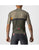 CASTELLI A BLOCCO JERSEY BARK GREEN/POP ORANGE/DARK GRAY