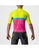 CASTELLI A BLOCCO JERSEY ELECTRIC LIME/BLACK/BLUE/MAGENTA