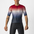 CASTELLI AERO RACE 6.0 JERSEY SAVILE BLUE PRO RED