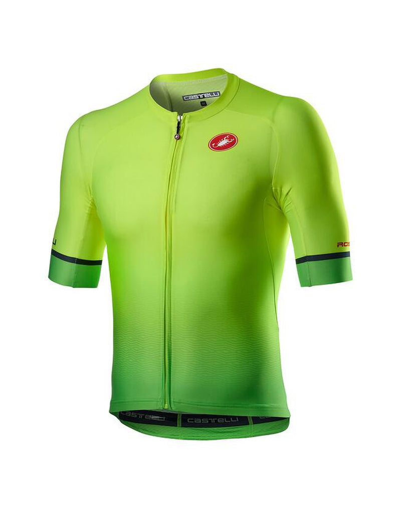 CASTELLI AERO RACE 6.0 JERSEY YELLOW FLUO GREEN FLUO – Ferrobike HK