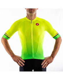 CASTELLI AERO RACE 6.0 JERSEY YELLOW FLUO GREEN FLUO – Ferrobike HK
