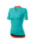 CASTELLI ANIMA 3 WOMEN SS JERSEY LIGHT TURQUOISE BRILLIANT PINK
