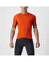 CASTELLI ENTRATA VI JERSEY FIERY RED/DARK GRAY/IVORY