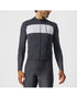 CASTELLI PROLOGO 7 LONG SLEEVE JERSEY LIGHT BLACK/SILVER GRAY/IVORY