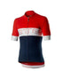 CASTELLI PROLOGO VI SS JERSEY FIERY RED IVORY DARK INFINITY BLUE 單車衫 