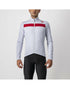 CASTELLI PURO 3 LS JERSEY FZ SILVER GRAY RED REFLEX