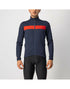 CASTELLI RADDOPPIA 3 JACKET SAVILE BLUE RED REFLEX