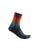 CASTELLI SCIA 12 SOCK RED/ORANGE/DARK STEEL BLUE