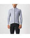 CASTELLI SQUADRA STRETCH JACKET SILVER GRAY DARK GRAY