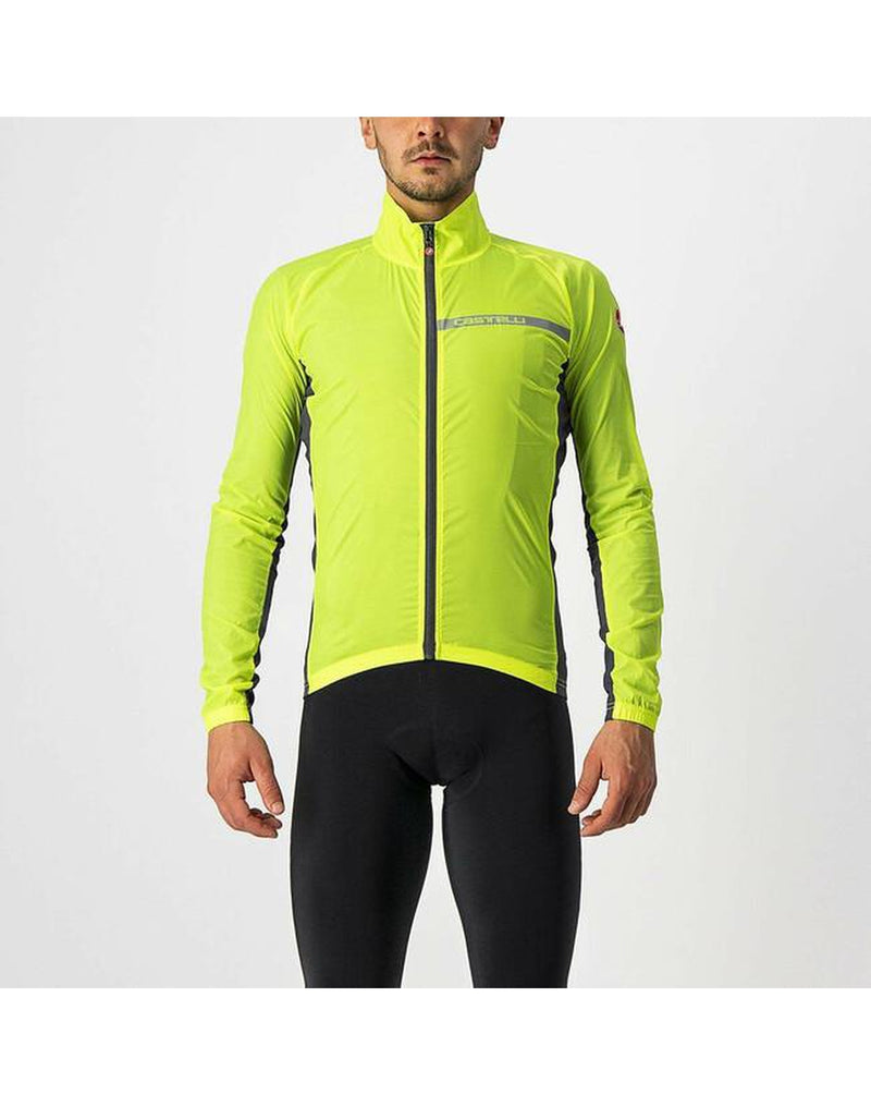 CASTELLI ジャケット　チームイネオス CASTELLI SQUADRA STRETCH JACKET YELLOW FLUO DARK GRAY – Ferrobike HK