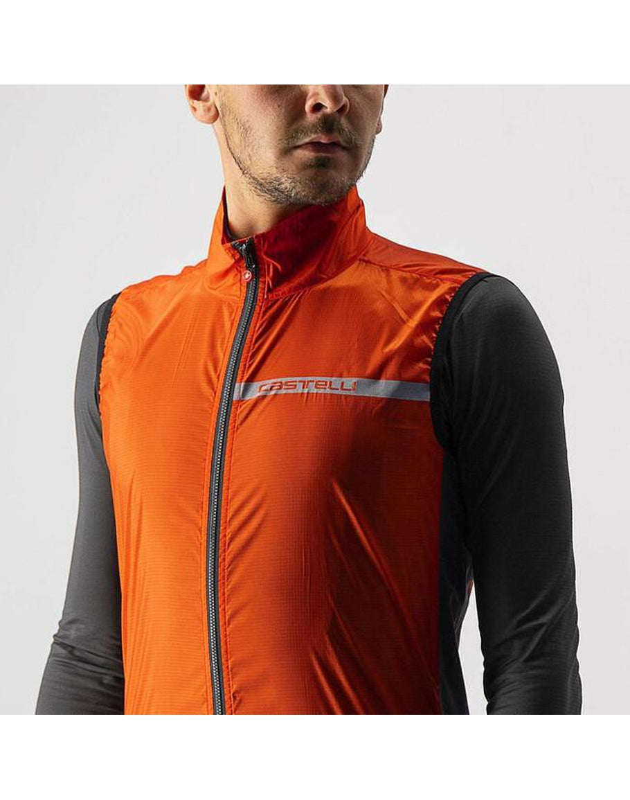 Castelli Squadra Stretch Windvest Limegroen/Donkergrijs Heren Castelli Squadra Stretch Windvest Limegroen/Donkergrijs Heren