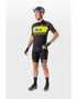 ALE SOLID BLEND JERSEY BLACK-FLUO YELLOW