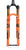 FOX 34 FACTORY KASHIMA FLOAT SC FIT4 3Pos-Adj Shiny Orange Black/Clear Logo