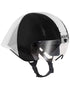 KASK MISTRAL HELMET (CLEAR VISOR INCLUDED) BLACK WHITE