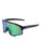 KOO DEMOS Sunglasses Black (Green Mirror Lenses) CAT 2 - VLT 23%