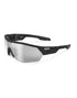 KOO OPEN CUBE Sunglasses Black Smoke Mirror Lenses AsianFit-M